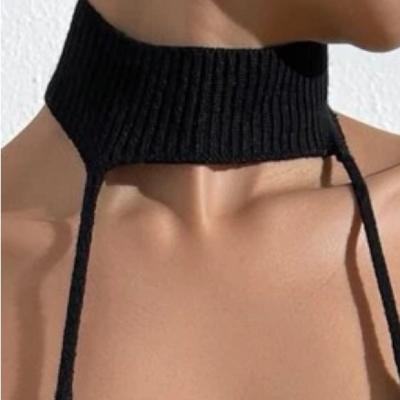 3 For 25 Backless Crop Halter Knit Top - Picture 7 of 11